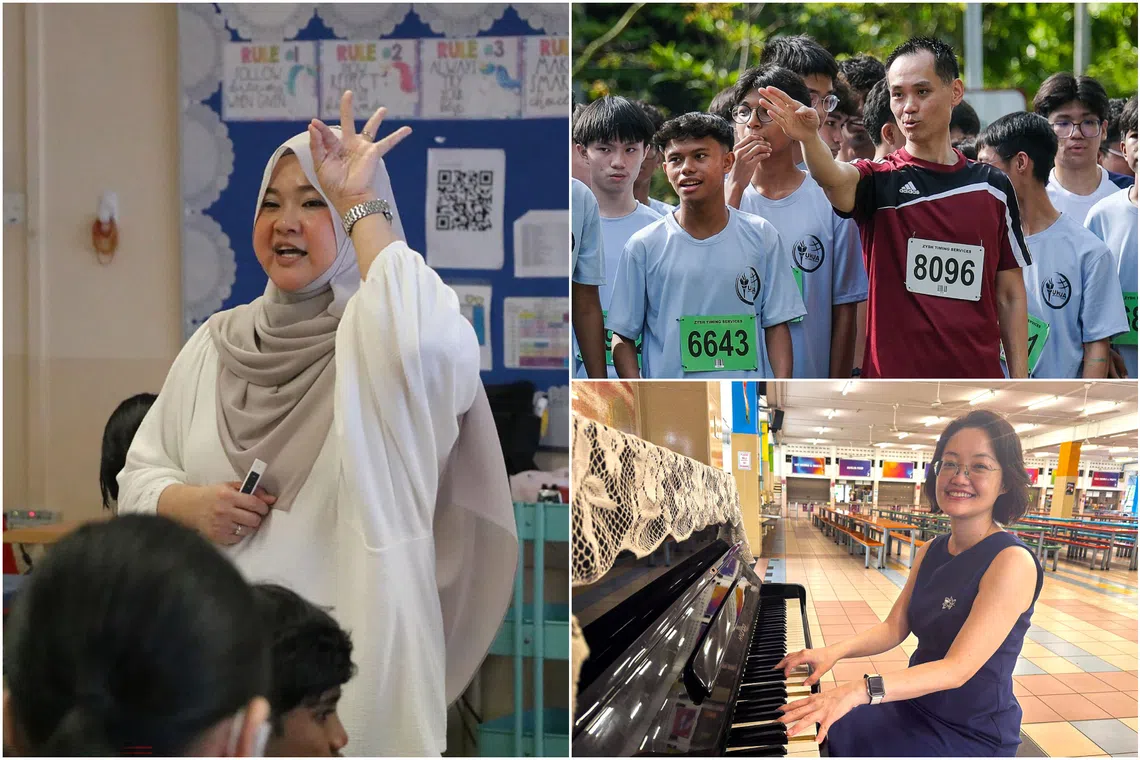 (Clockwise from left) Madam Nurazian Bajuri, Mr Kevin Pang Chin Keat and Madam Goh Meei Yunn.