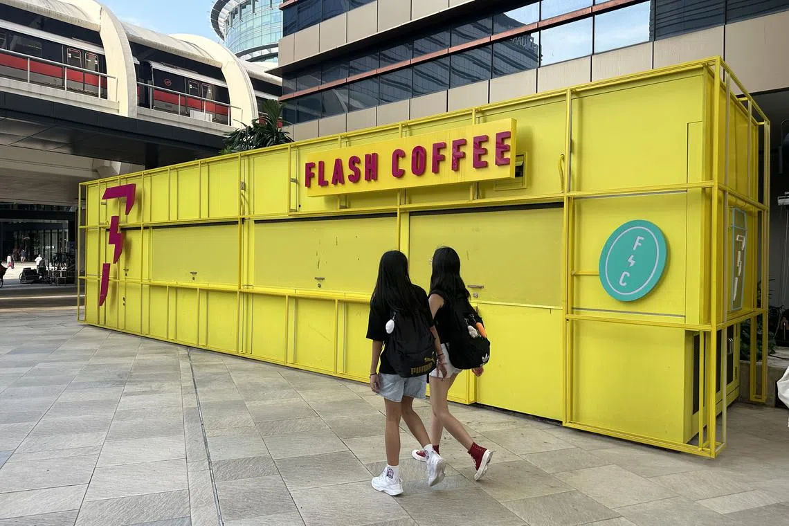 Flash Coffee said it shut all 11 of its outlets in Singapore on Oct 12.