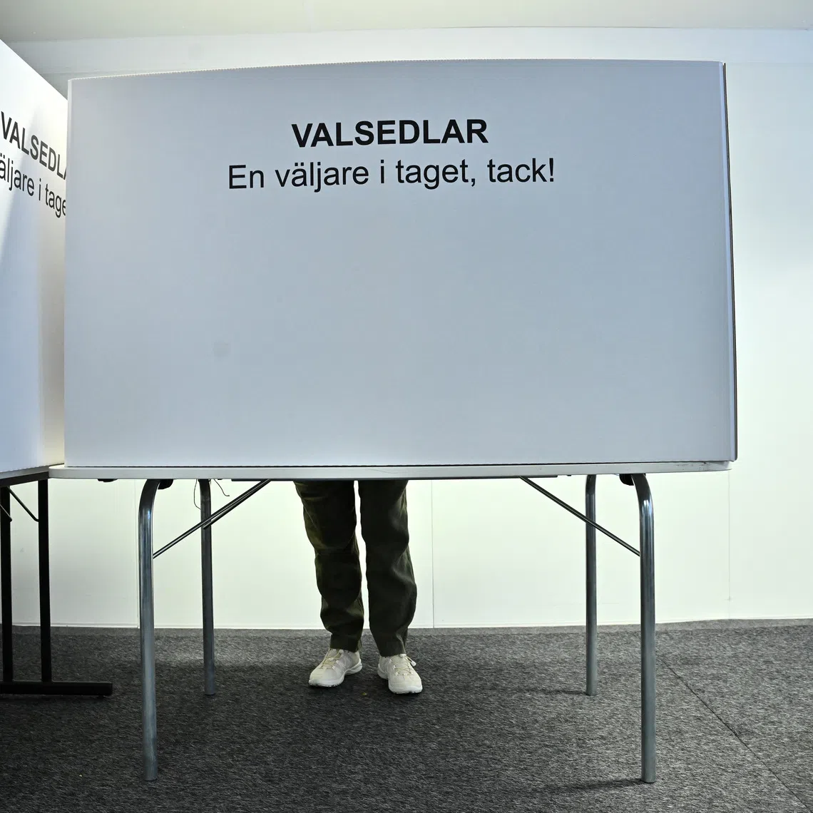 Early voting for the 2026 general election opens at Stockholm City Hall in Stockholm, Sweden, August 26, 2026. Fredrik Sandberg /TT News Agency/via REUTERS