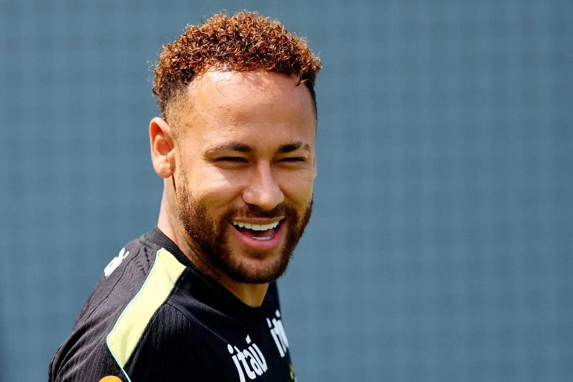 Soccer Football - FIFA World Cup 2026 - Brazil Training - Columbia Park Training Facility, Morristown, New Jersey, U.S. - June 17, 2026 Brazil's Neymar Jr. during training IMAGN IMAGES via Reuters/Caean Couto/File Photo