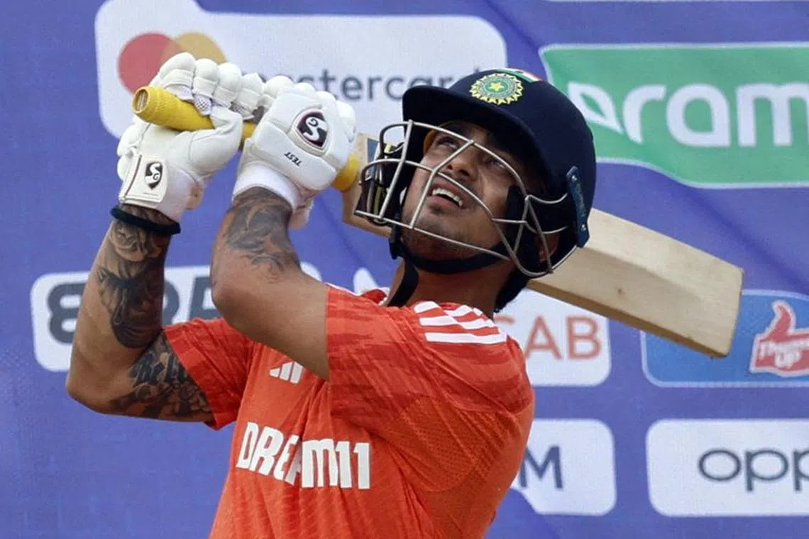Cricket - ICC Cricket World Cup 2023 - India Practice - Maharashtra Cricket Association Stadium, Pune, India - October 18, 2023 India's Ishan Kishan during practice REUTERS/Adnan Abidi/File Photo