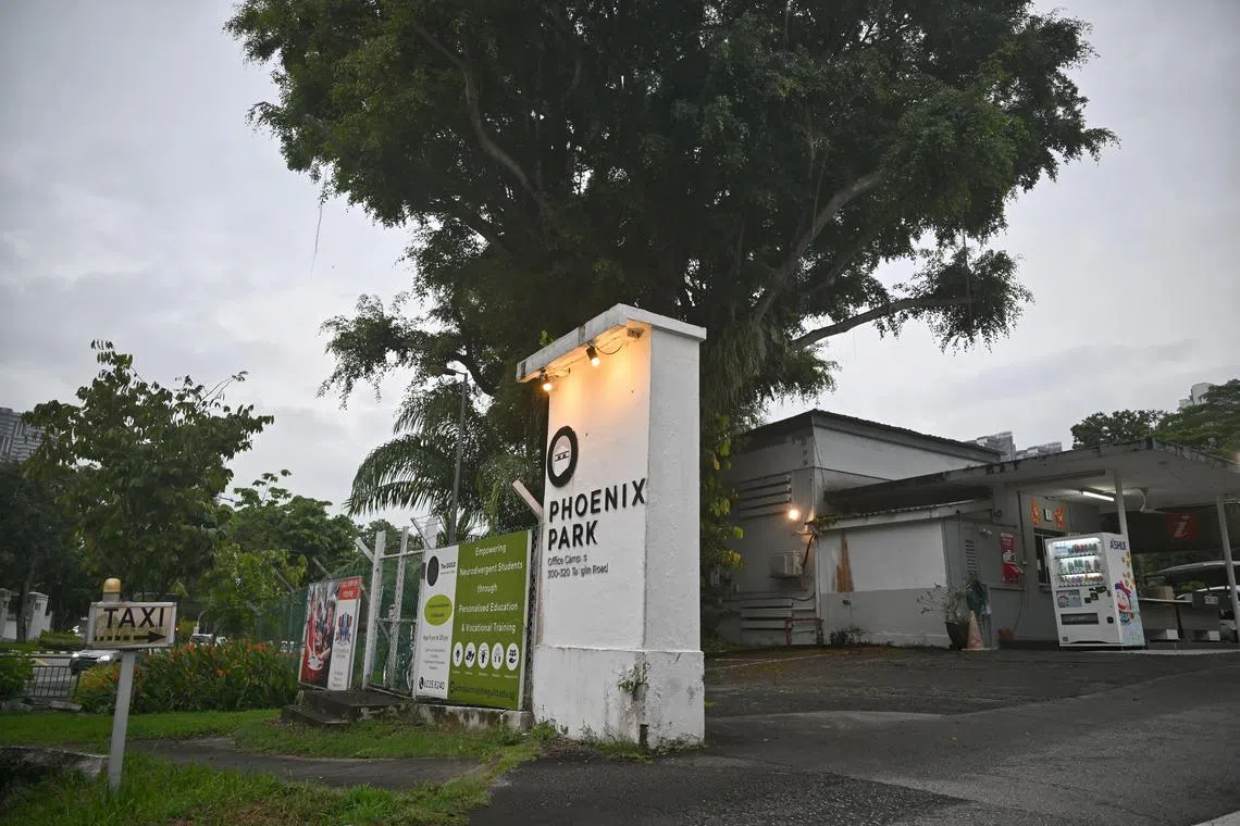 Facade of the entrance to Phoenix Park on Jan 13, 2025.