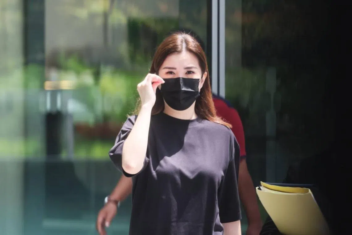 Lian Peishan pleaded guilty to one cheating charge, one charge of criminal breach of trust by an employee and two charges of forgery.