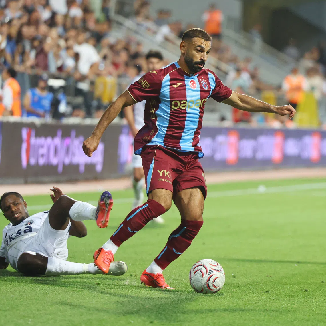 Salah came on in the 58th minute and helped create a number of openings but Trabzonspor were unable to find a winner.