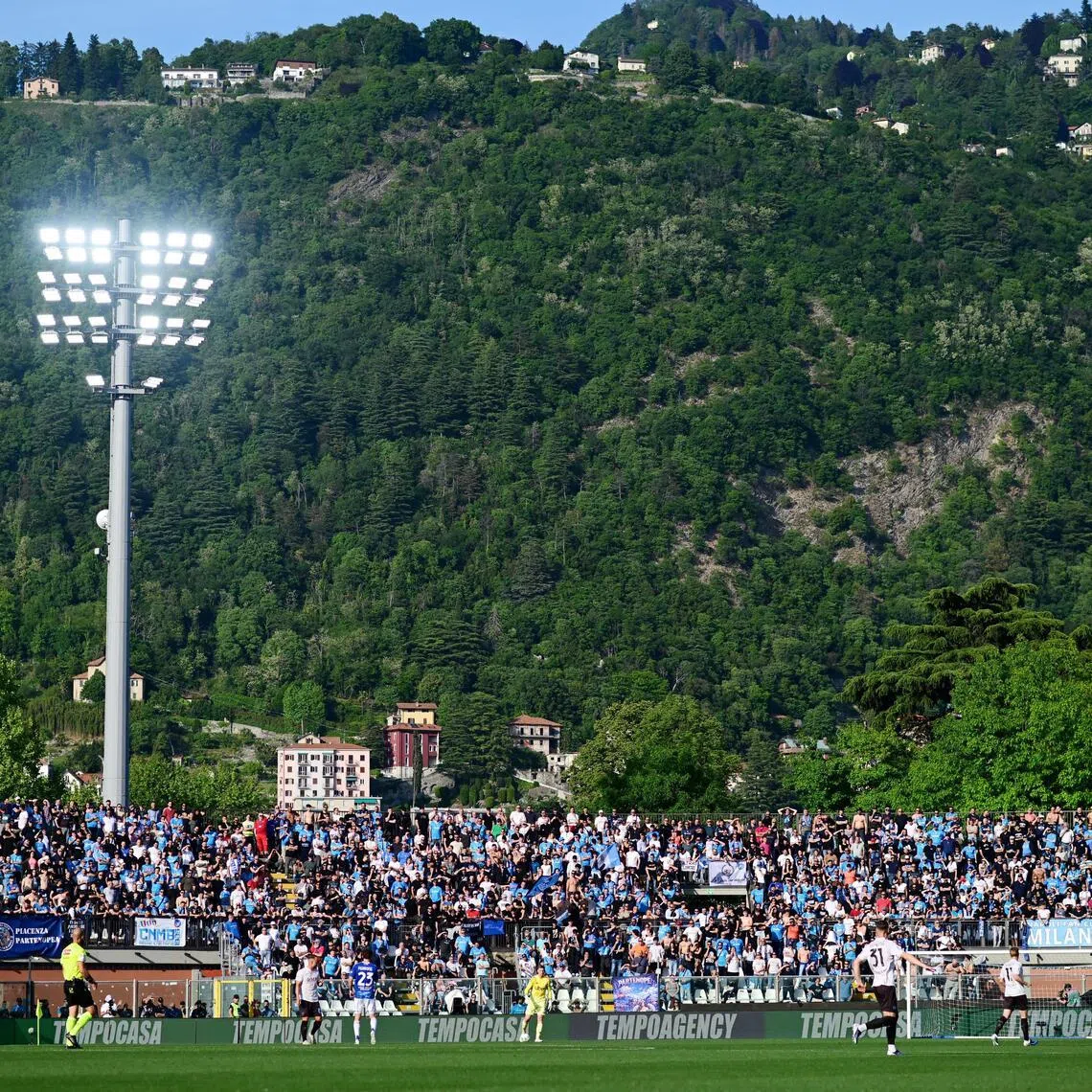 Soccer Football - Serie A - Como v Napoli - Stadio Giuseppe Sinigaglia, Como, Italy - May 2, 2026
General view during the match REUTERS/Daniele Mascolo