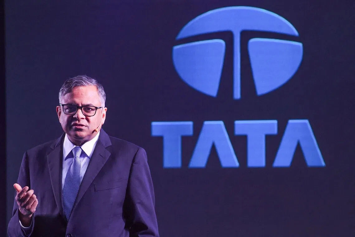 Tata Sons chairman Natarajan Chandrasekaran was re-elected after he earlier said he would seek a new five-year term.