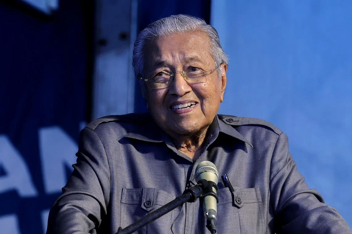 Malaysia’s former prime minister Mahathir Mohamad is a political rival and fierce critic of current Prime Minister Anwar Ibrahim.