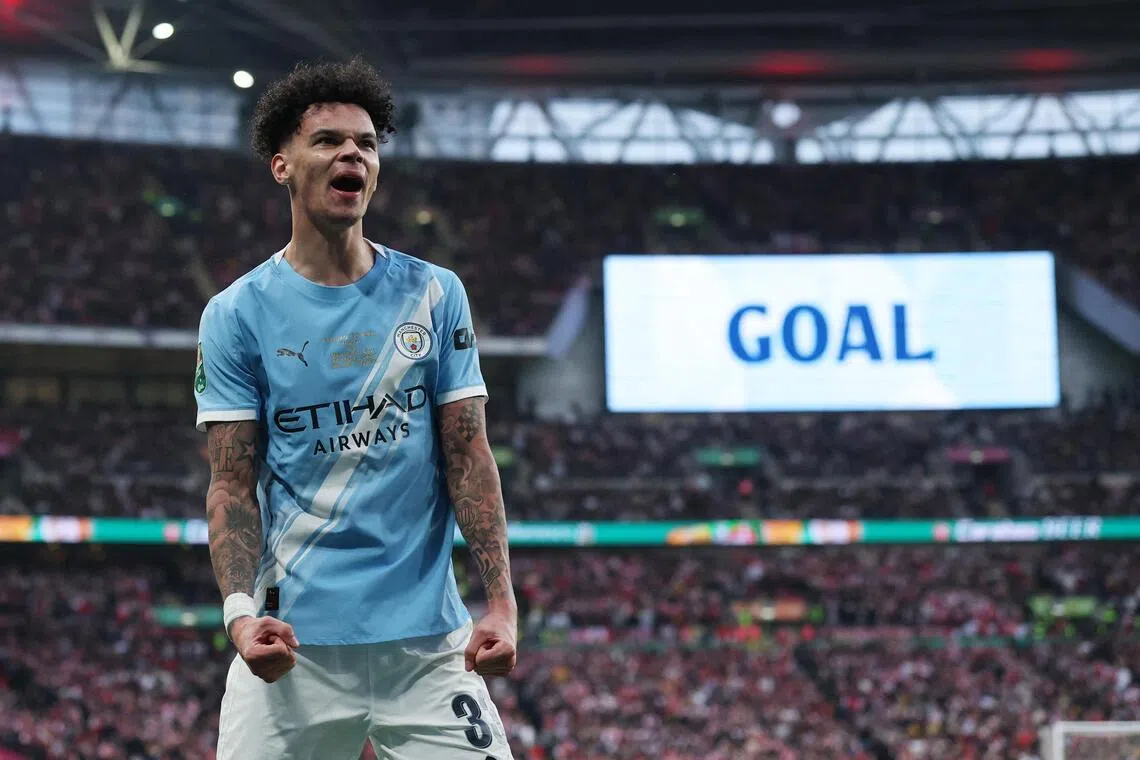 Manchester City's Nico O'Reilly has been a standout performer for Pep Guardiola's side this season, and could be a key player for England at the June 11-July 19 World Cup. 