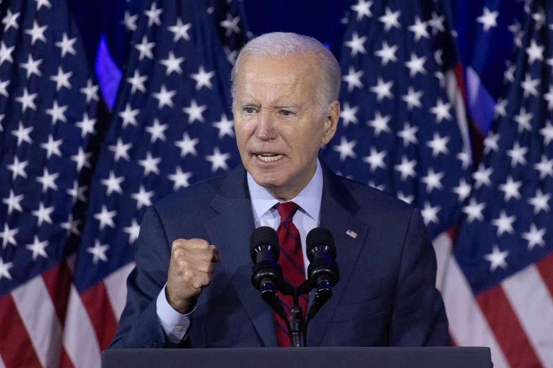 US President Joe Biden told a rally of abortion-rights supporters that Republicans will regret their efforts to limit reproductive rights.