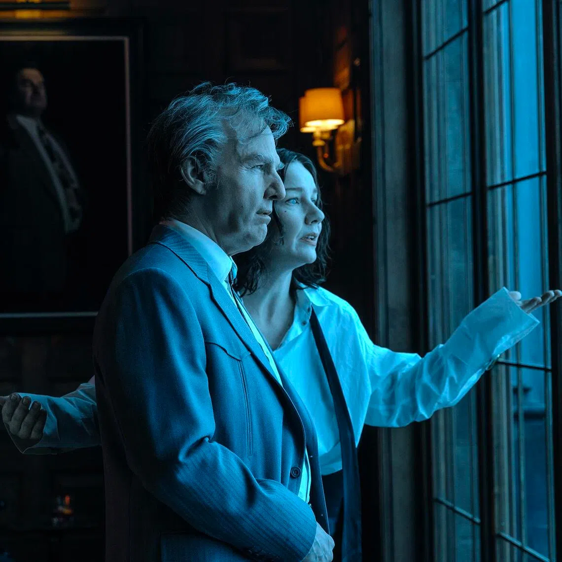 Tom Cruise (left) and Sandra Huller in the film Digger.