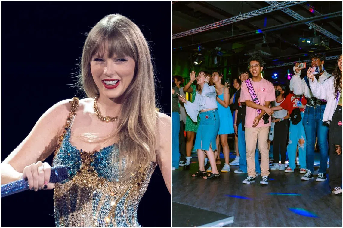 Local Swifties attend a Taylor Swift-themed event on June 11.