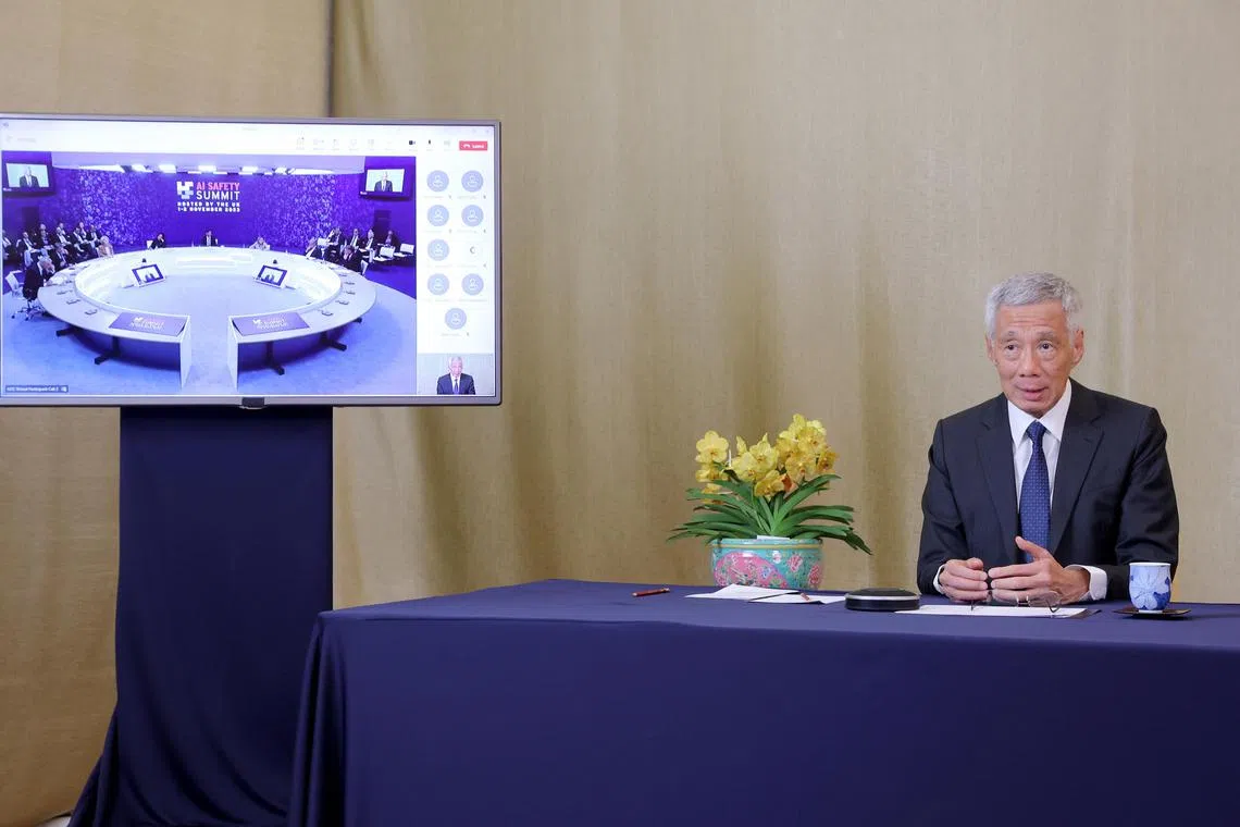 pixsummit - Prime Minister Lee Hsien Loong attended the AI Safety Summit virtually, hosted by the UK Government on Thursday, 2 Nov



Credit : Ministry of Communications and Information (MCI)