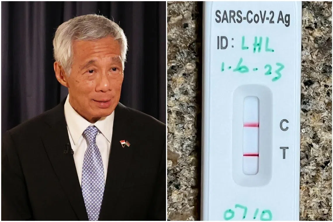 PM Lee said that he feels fine, and that his doctors have advised him to self-isolate until he tests ART negative.