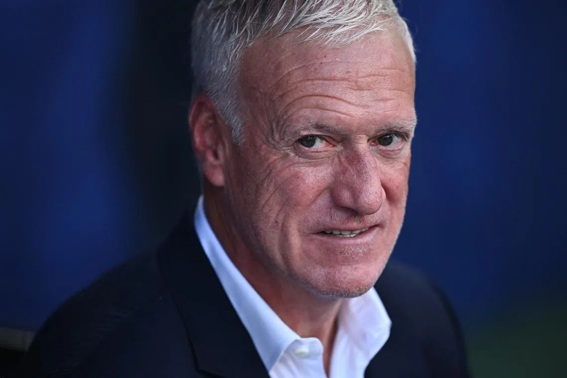 Soccer Football - FIFA World Cup 2026 - Round of 16 - Paraguay v France - Philadelphia Stadium, Philadelphia, Pennsylvania, U.S. - July 4, 2026 France coach Didier Deschamps before the match REUTERS/Dylan Martinez
