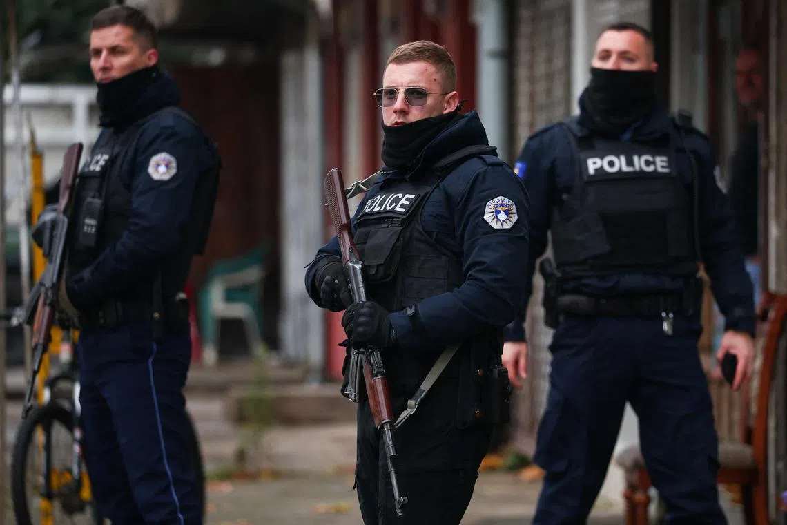 Tensions escalated last week following the arrest of a former Serb police officer on terrorism charges.