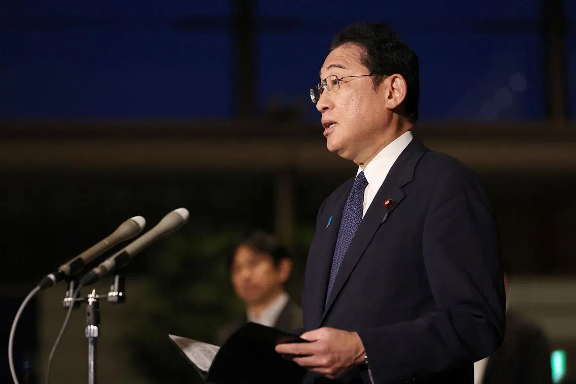 The announcement came as Japan PM Fumio Kishida attempts to lift his sagging popularity as well as his standing within the ruling Liberal Democratic Party.