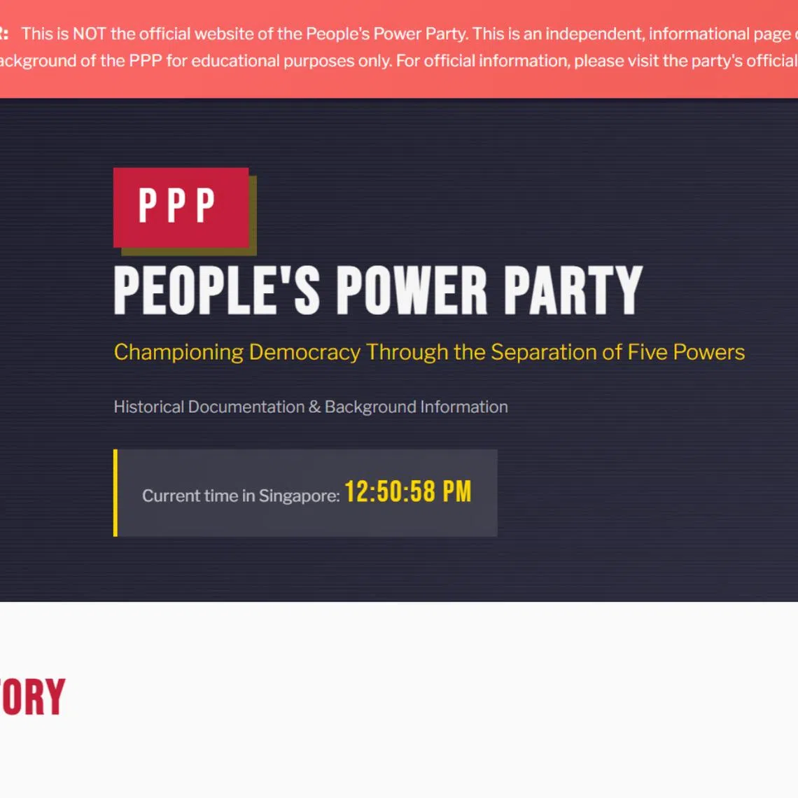 The site changed owners on Jan 21 and is now registered under a Targa Ltd, which is not based in Singapore.