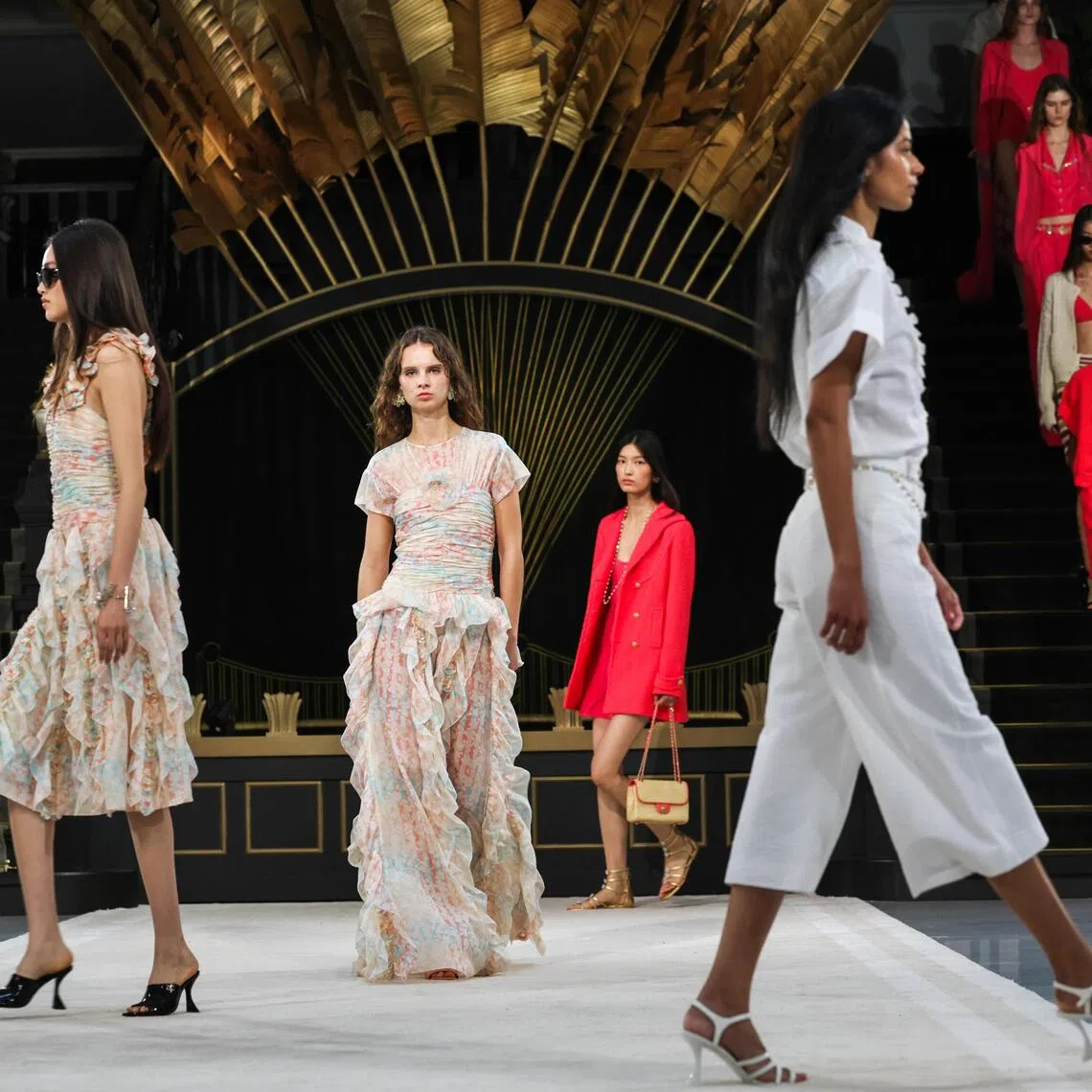 Chanel presented its 2025/26 Cruise collection at Raffles Hotel on Nov 4, 2025.