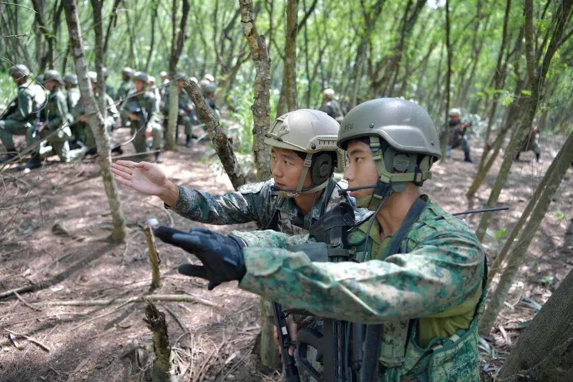 A photo from the 2019 edition of Exercise Cooperation. Mindef said the theme of the exercise is urban counter-terrorism operations.