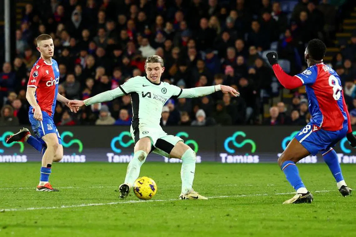 FILE PHOTO: Soccer Football - Premier League - Crystal Palace v Chelsea - Selhurst Park, London, Britain - February 12, 2024 Chelsea's Conor Gallagher scores their second goal Action Images via Reuters/Andrew Boyers/File Photo