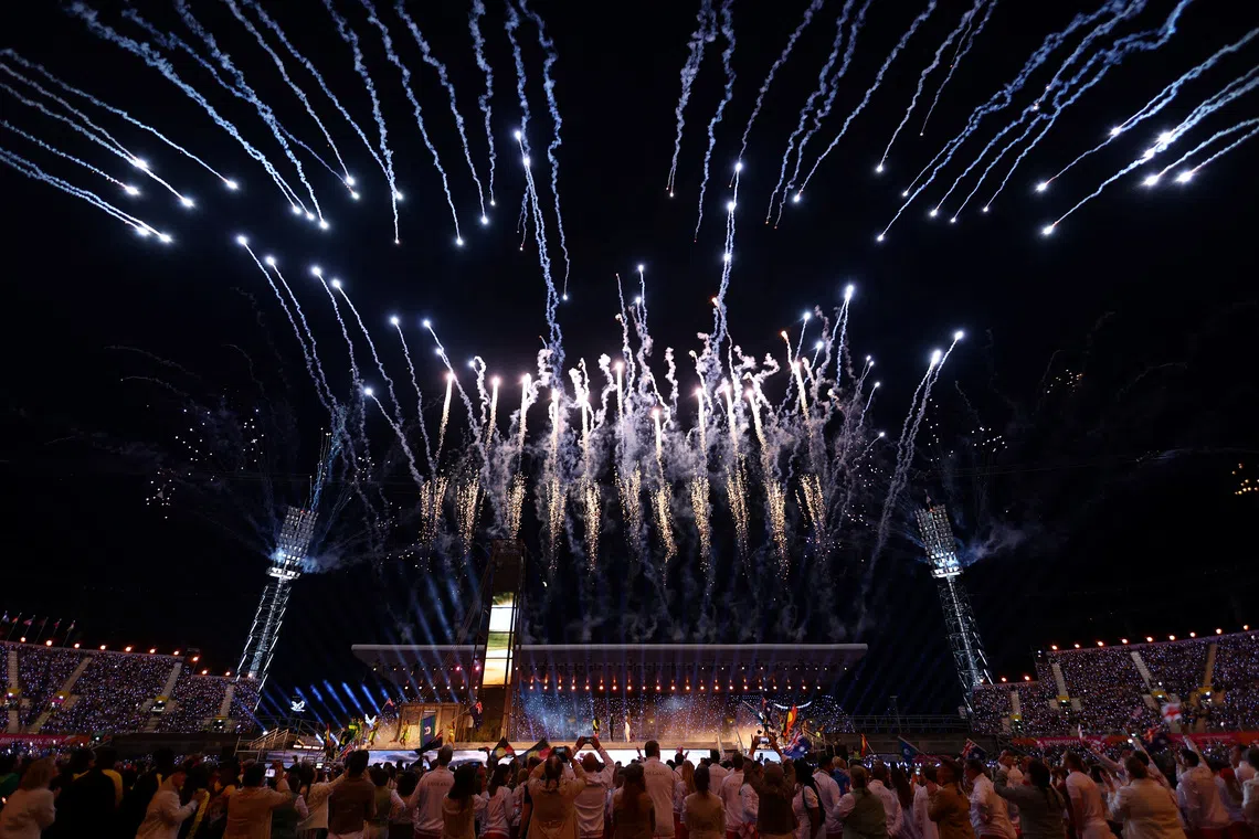 Commonwealth Games - Closing Ceremony - Alexander Stadium, Birmingham, Britain - August 8, 2022 General view during the closing ceremony REUTERS/Hannah Mckay/File Photo