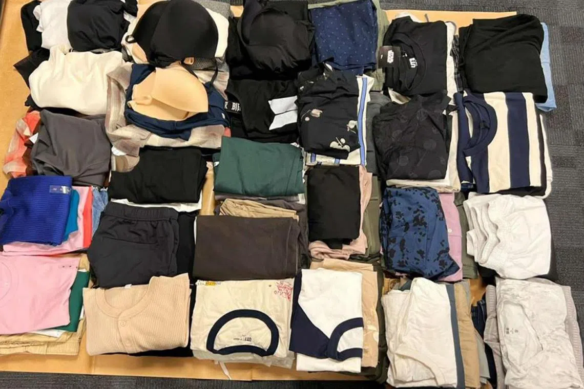 The suspects allegedly stole over 90 pieces of clothing worth about $6,800. 