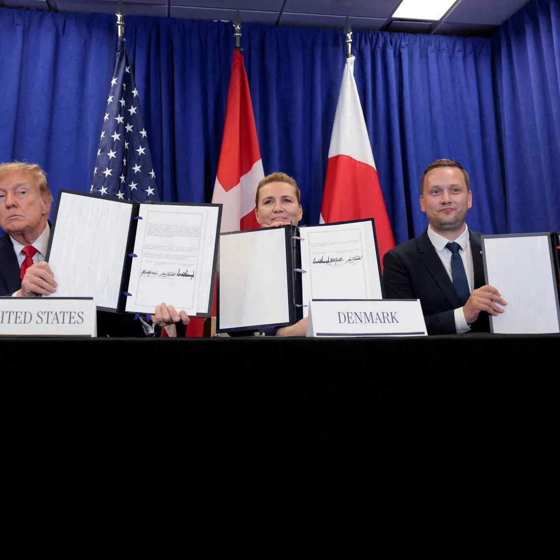 The agreement allows the US to expand its military presence on Greenland, reopening Cold War-era bases in the settlements of Narsarsuaq and Mestersvig.