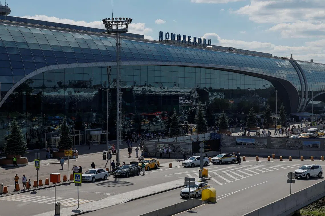 FILE PHOTO: A view shows the Domodedovo airport outside Moscow, Russia August 21, 2023. REUTERS/Maxim Shemetov/ File Photo