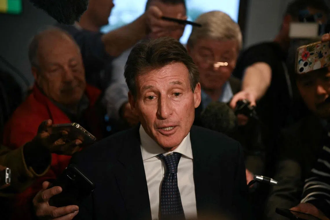 World Athletics chief Sebastian Coe said he is confident that the policy of swabbing female athletes would stand up to legal challenge.