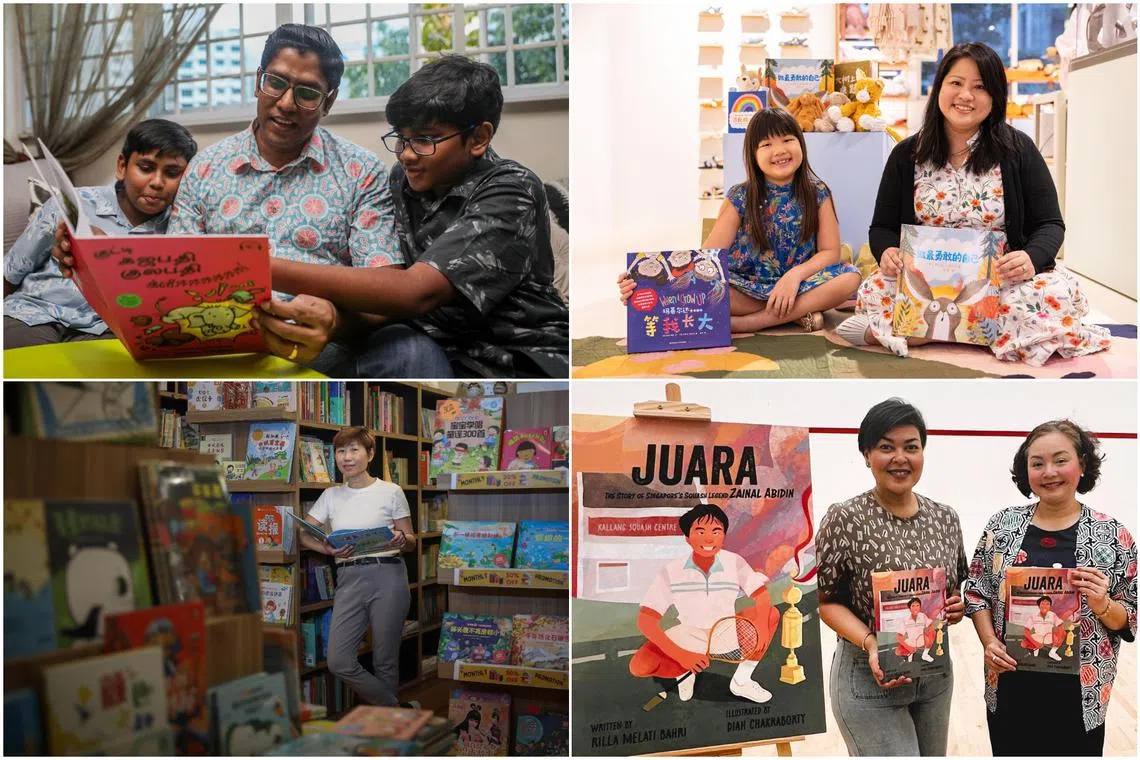 Booksellers, specialising in Chinese, Malay and Tamil titles, offer tips on how parents can help kids spark a love of reading.