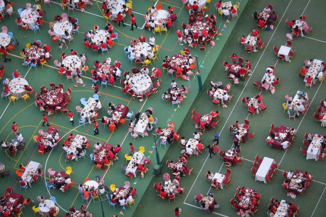 An event at Singapore Recreation Club celebrating National Day Parade.