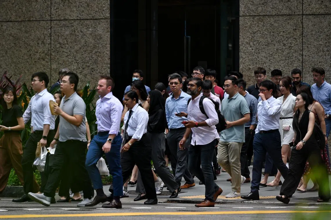 Over the same period, the number of Employment Pass and S Pass holders increased by 50,000.