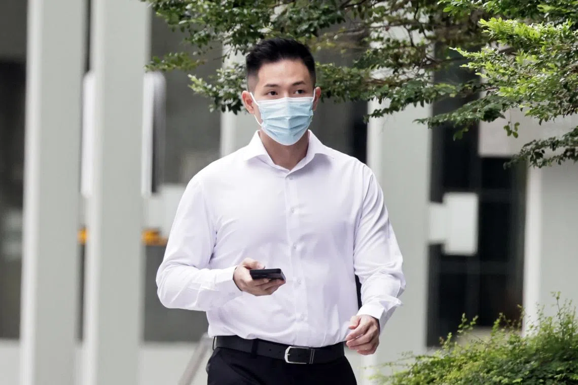 Tan Li Ming was convicted of one count of drug consumption on June 30.