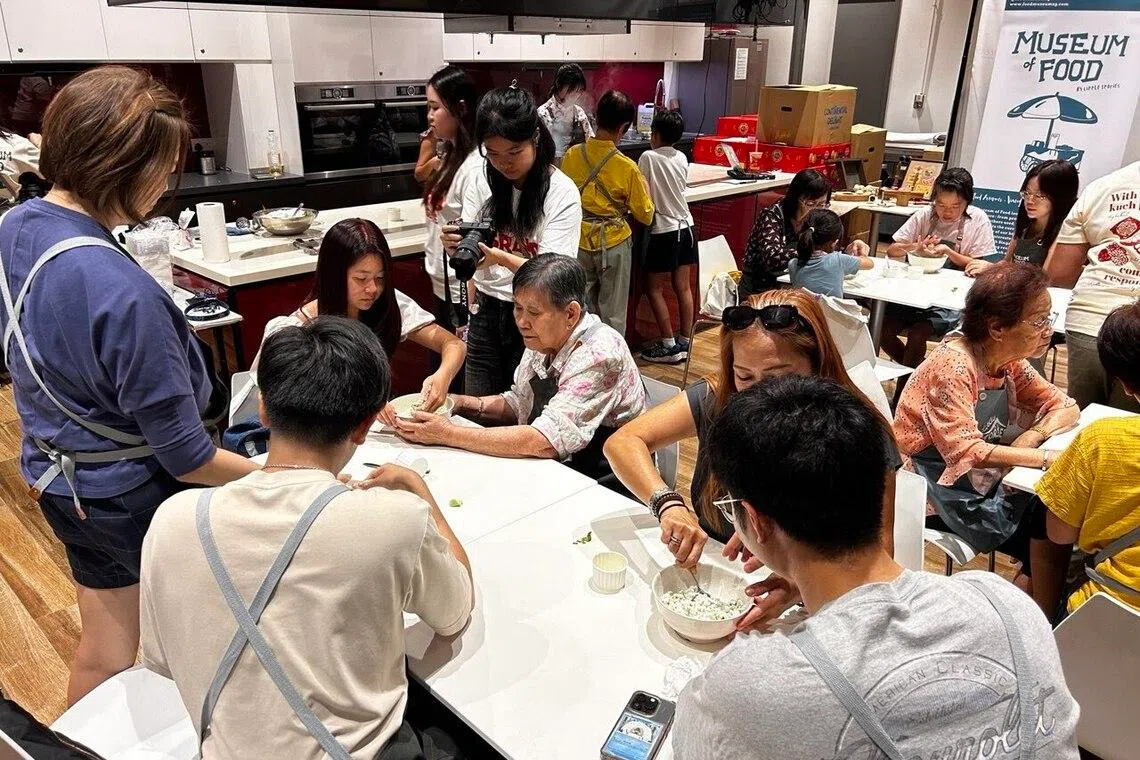 An ondeh-ondeh workshop organised by Museum of Food in early February.