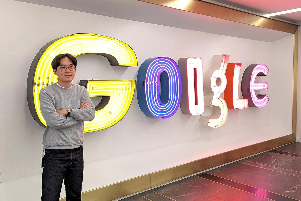 Mr Edwin Toh began his New York career as an intern in a firm willing to take him on, and now works as a user experience engineer for Google in the city.