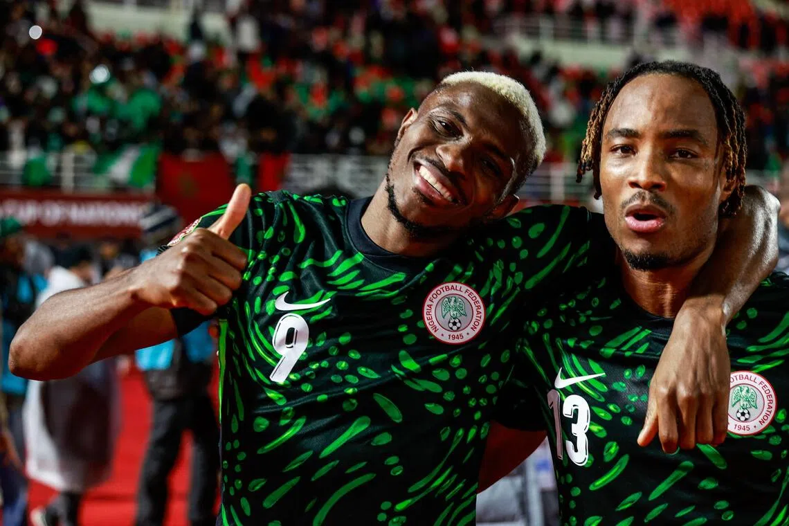 Victor Osimhen and Sadio Mane score as Nigeria win to qualify, Senegal draw at Afcon