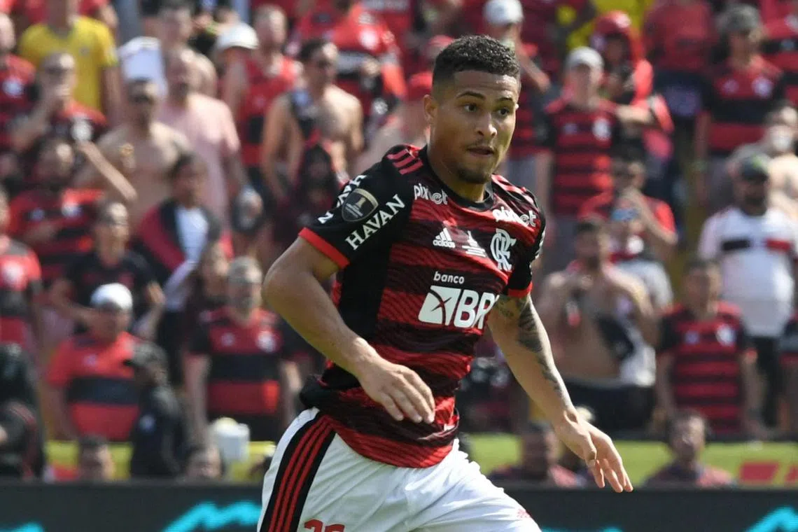 Flamengo basketballer Joao Victor Gomes da Silva was paid $495,700 by the club after he was mistaken for his footballing namesake (pictured).