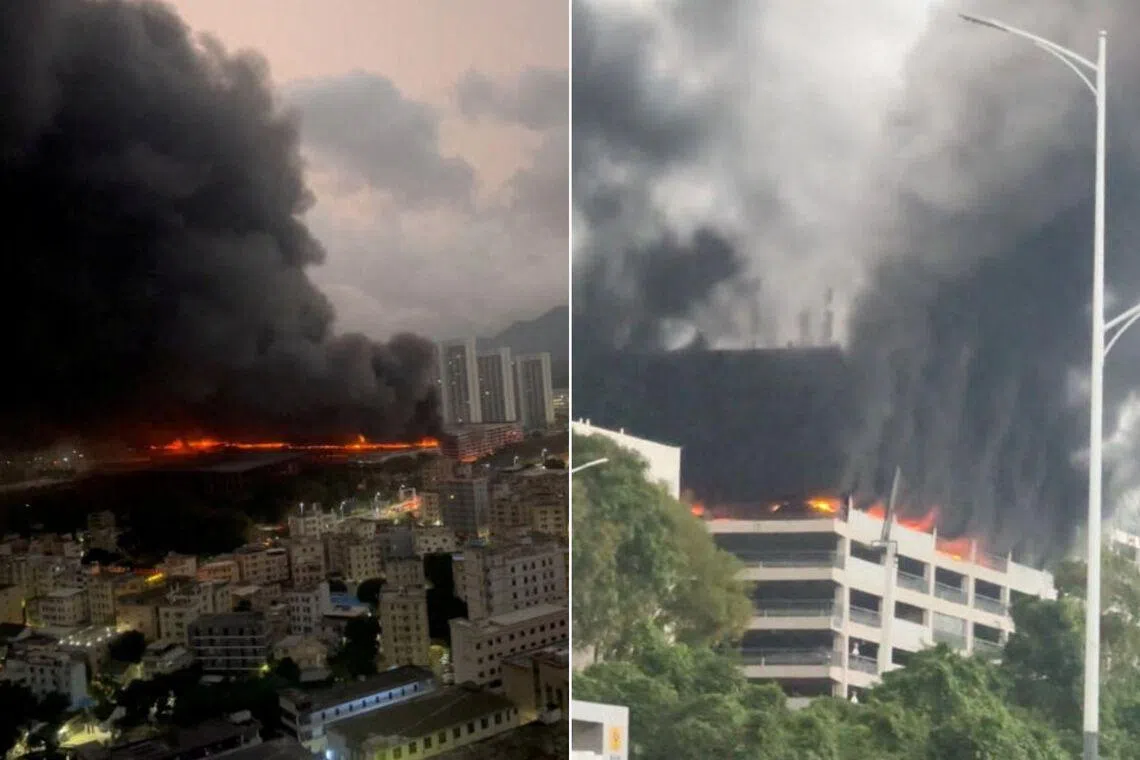 The carmarker said the garage was a parking area for "test and scrapped" vehicles.