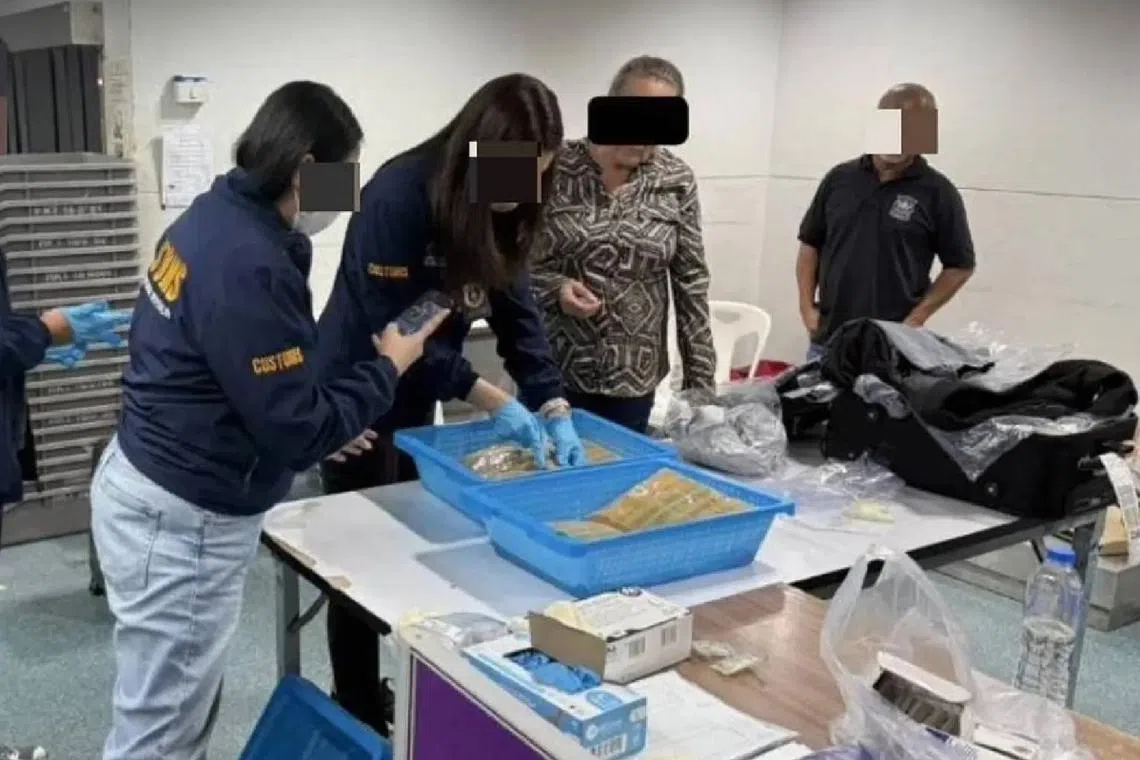 The suspect was flagged down during a routine risk assessment of passenger profiles.