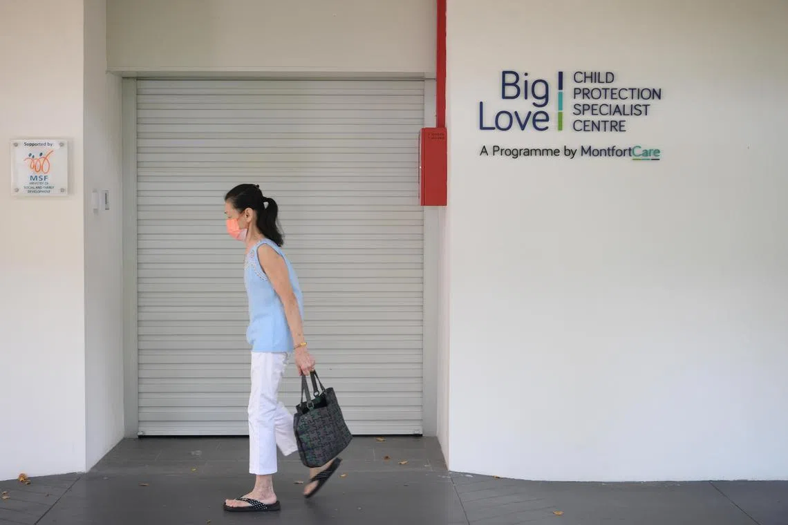 The new child protection specialist centre in Bedok by charity Montfort Care’s Big Love programme handles child abuse cases.