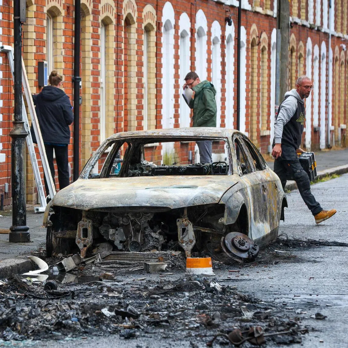 Anti-immigrant violence flared in Belfast after a June 8 knife attack for which a Sudanese man has been charged with attempted murder.