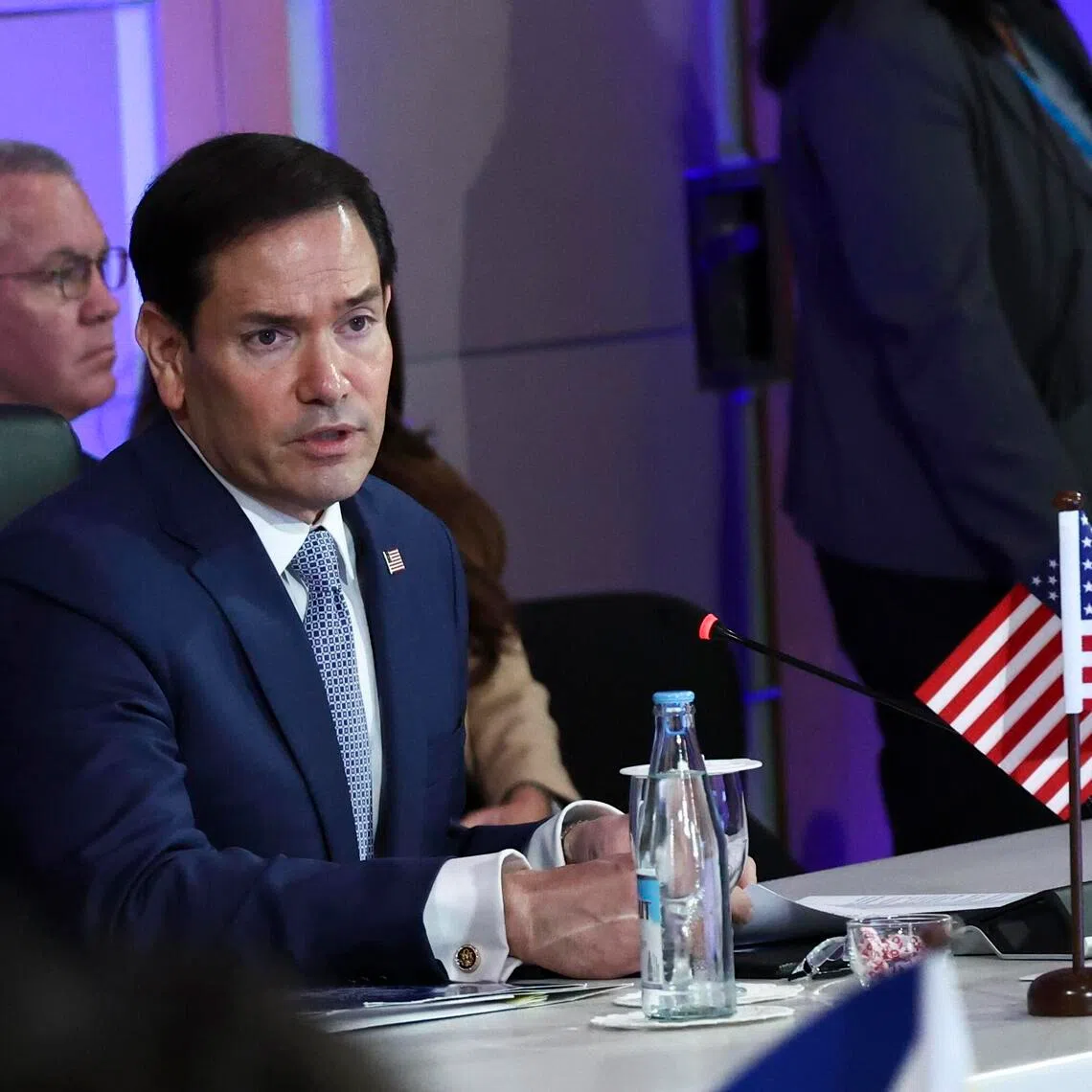 epa13125672 US Secretary of State Marco Rubio attends the ASEAN Post-Ministerial Conference with US on the sidelines of the ASEAN Foreign Ministers' Meeting in Pasay, Metro Manila, Philippines, 22 July 2026.  EPA/ELOISA LOPEZ / POOL