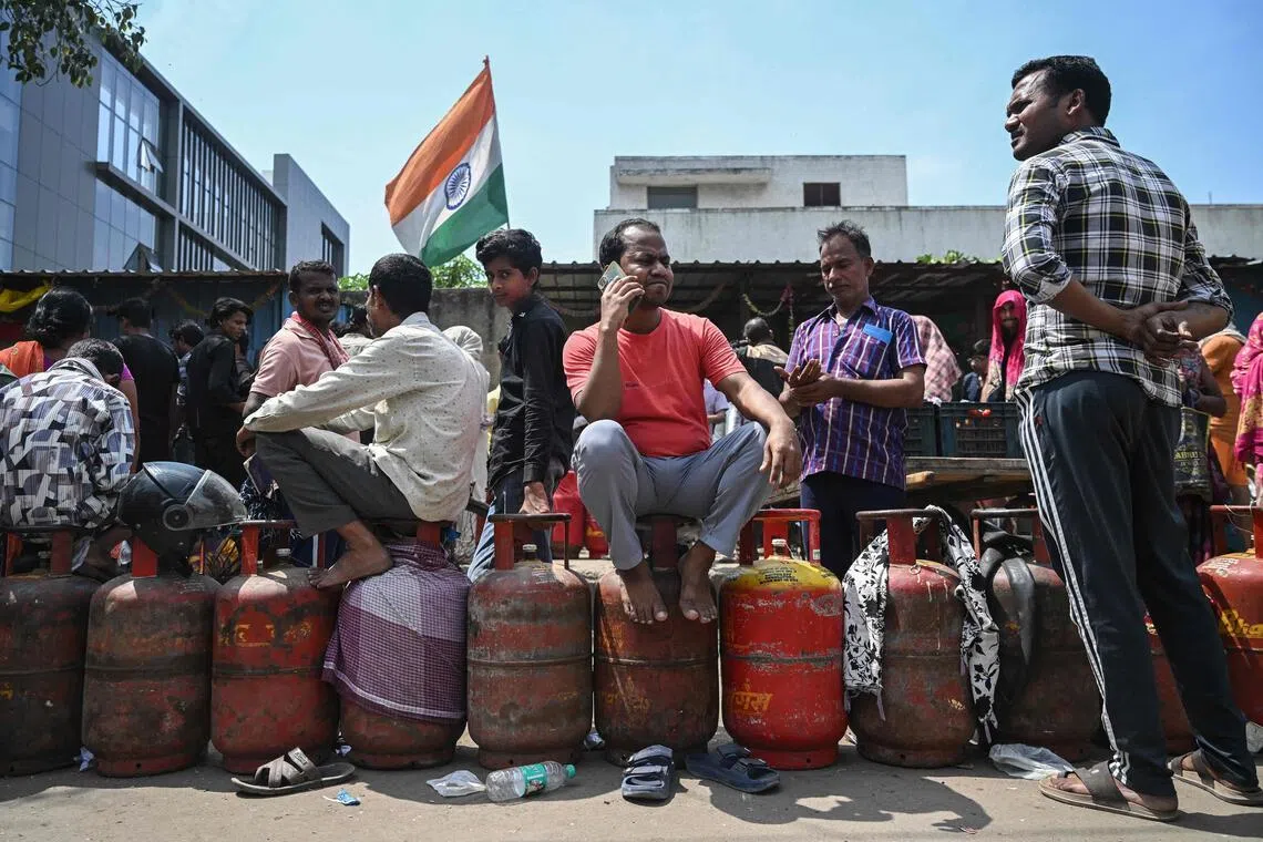 In India and Pakistan, a shortage of liquefied petroleum gas has left millions unable to cook daily meals, forcing the closing of thousands of small businesses and restaurants.