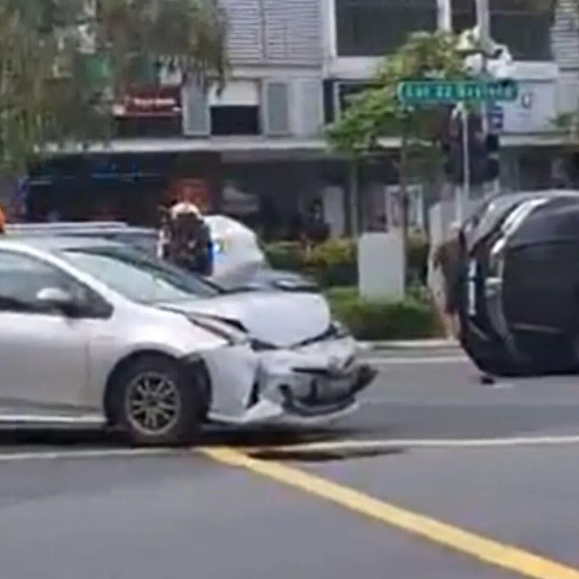 The accident happened at the junction of Geylang Road and Aljunied Road at about 11.45am on June 16.