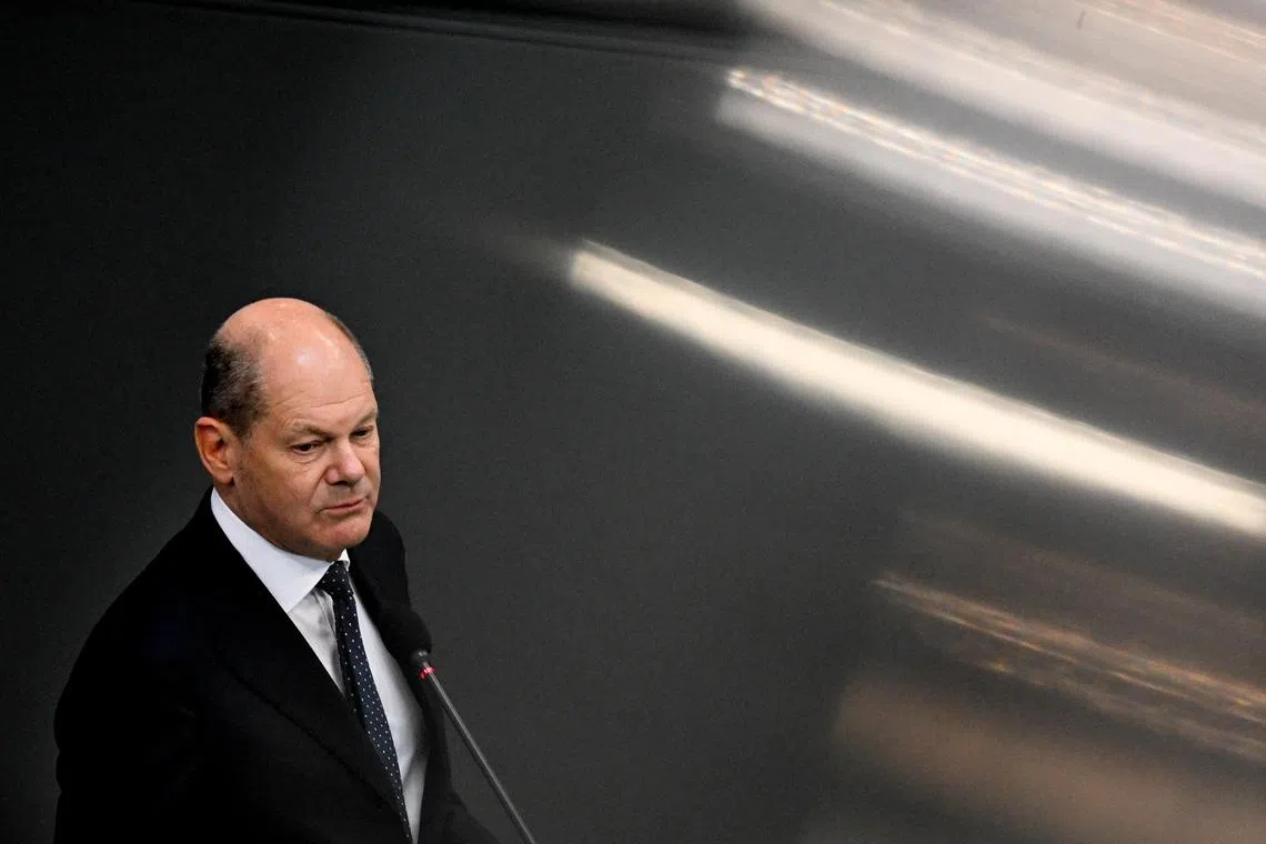 The strategy passed after months of wrangling within Chancellor Olaf Scholz’s three-way coalition.