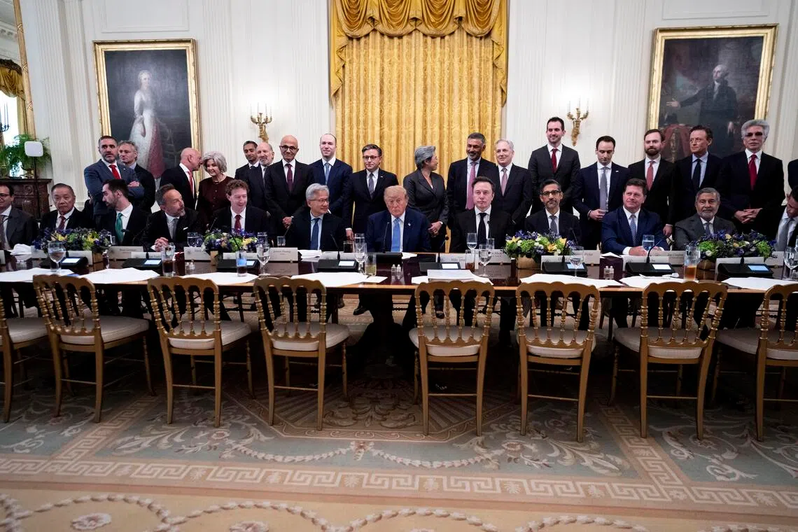 How seating at Trump’s AI luncheon reveals who has the President’s ear
