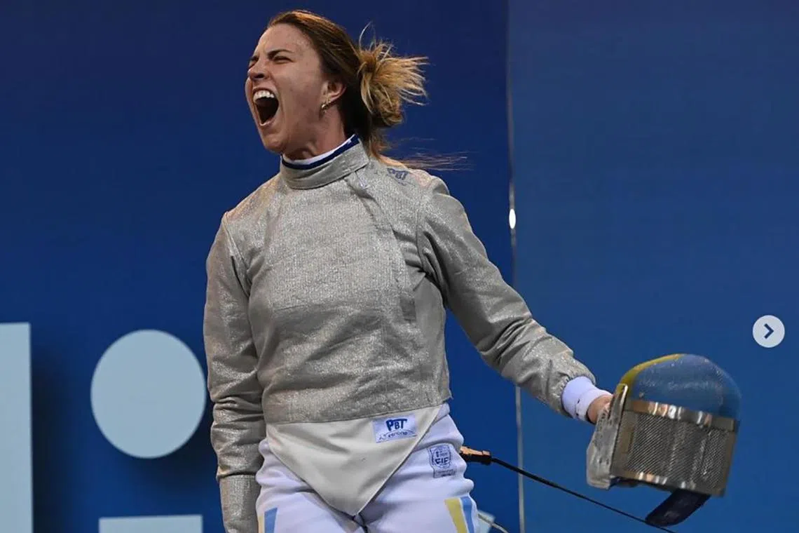 Olha Kharlan, 32, is a quadruple world sabre individual champion.