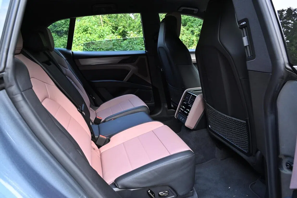 Hump ahead: The second row is spacious, but the centre occupant must contend with a prominent hump on the floor.