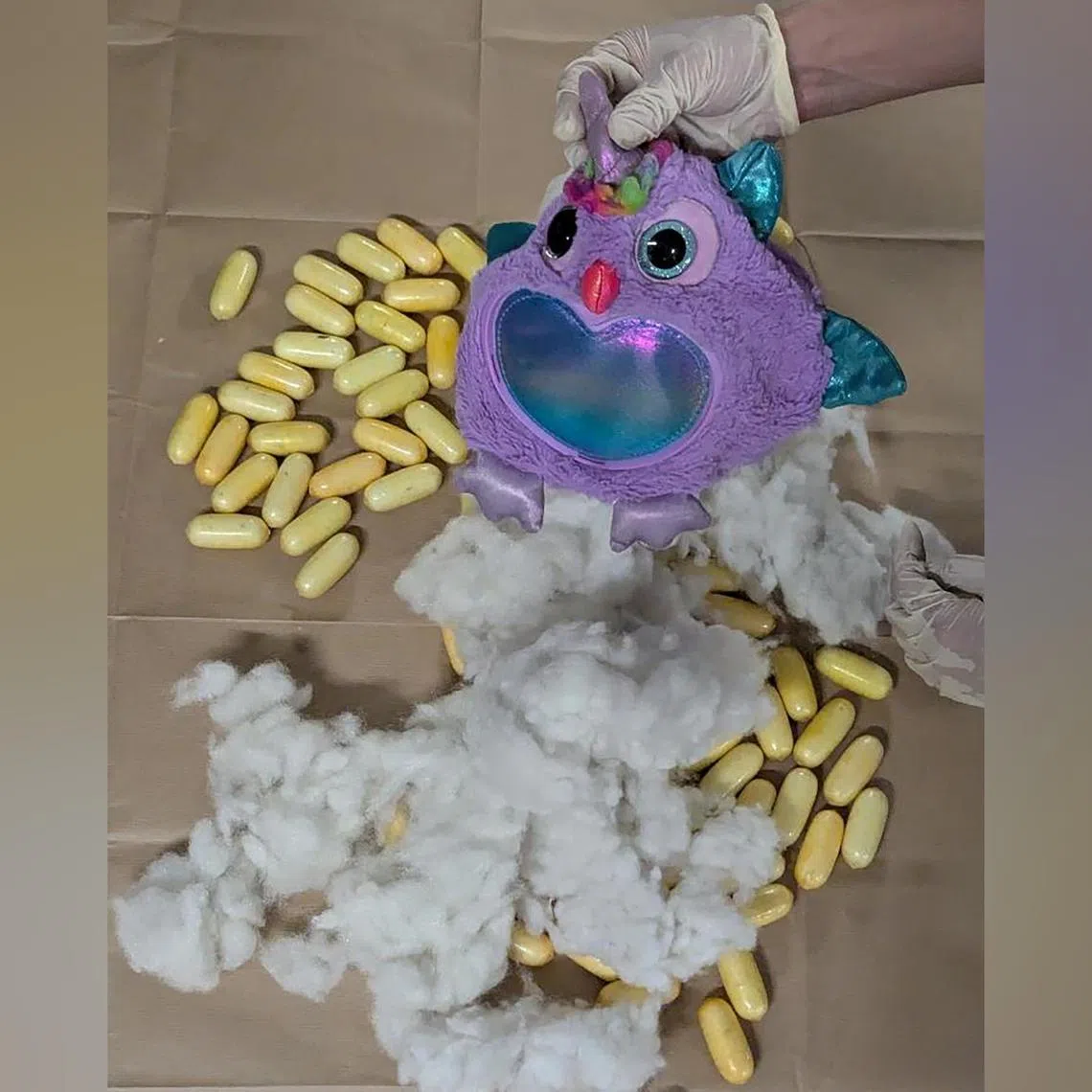 Cocaine was found hidden in stuffed toys in the luggage belongings of two women.