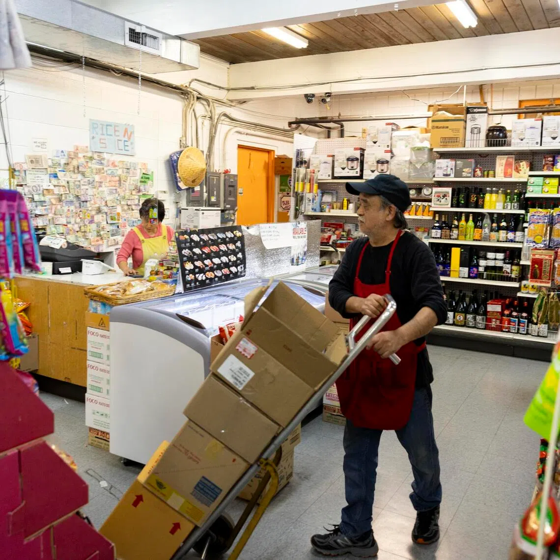 Mr Chong Man Kim, 69, and his wife had their home in Eugene ransacked in August while they were working at their grocery store.